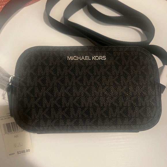 MICHAEL Michael Kors Jet Set Medium Double Zip Camera Bag (NWT) - Picture 1 of 6